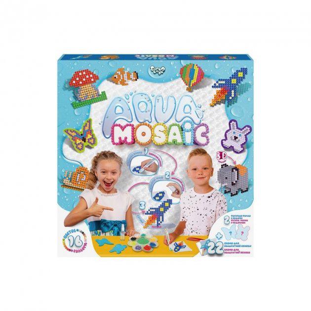 Набор для творчества Danko toys Aqua mosaic 16 цветов (AM-01-02) - фото 1