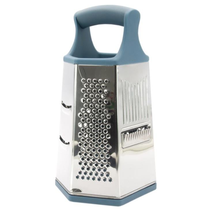 Терка Lessner 6 граней с пластиковой ручкой Sky Blue Терка Lessner 6 граней с пластиковой ручкой Sky Blue