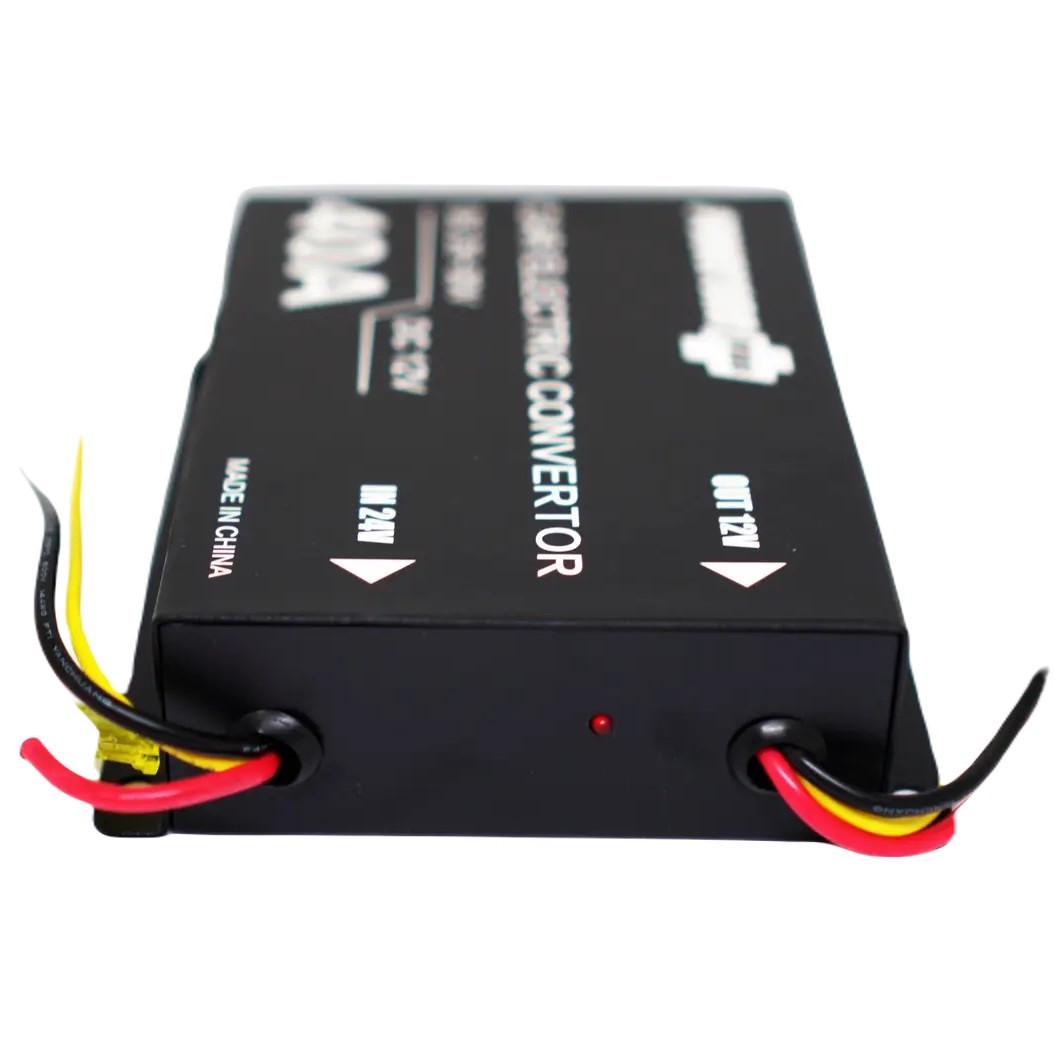 Перетворювач напруги автомобільний PowerOne 24 В 12 В 40 A Black (3_06398) - фото 3 Перетворювач напруги автомобільний PowerOne 24 В 12 В 40 A Black (3_06398) - фото 3