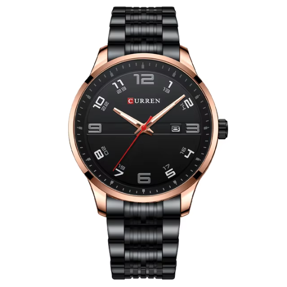 Годинник наручний Curren 8411 Black (18691)