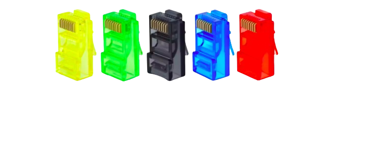 Конектор Alantec RJ-45 FTP Cat 6e 8P8C 5 шт.