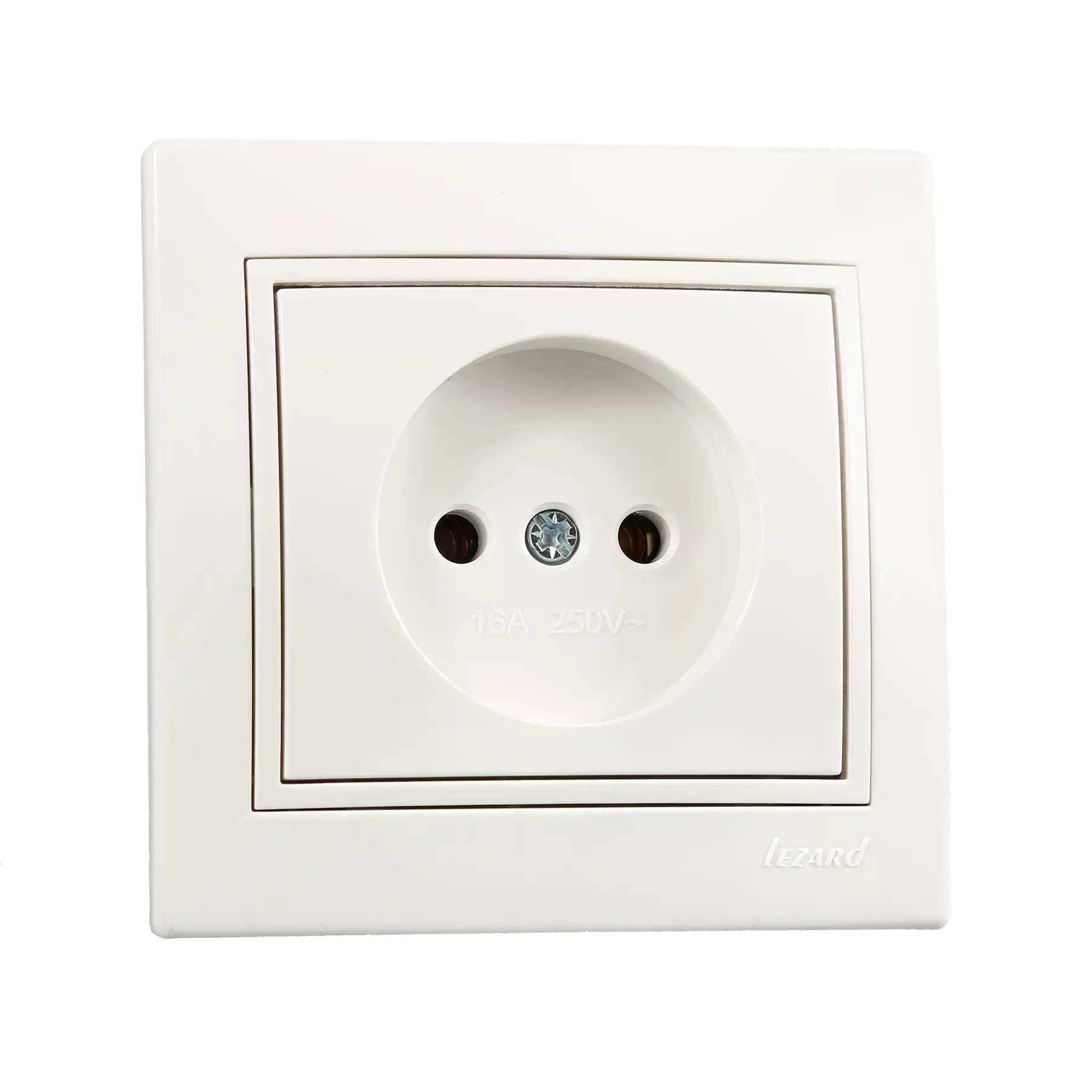 Розетка Lezard Mira 1-я Белый
