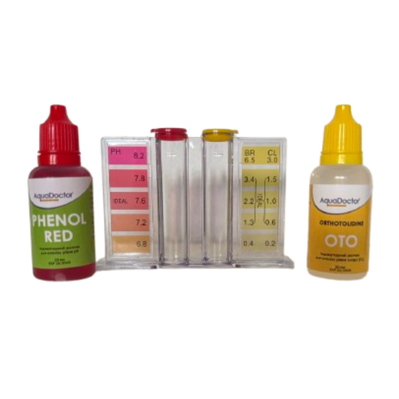 Капельный тестер AquaDoctor Basic Cl/pH на пш и хло - фото 2 Капельный тестер AquaDoctor Basic Cl/pH на пш и хло - фото 2