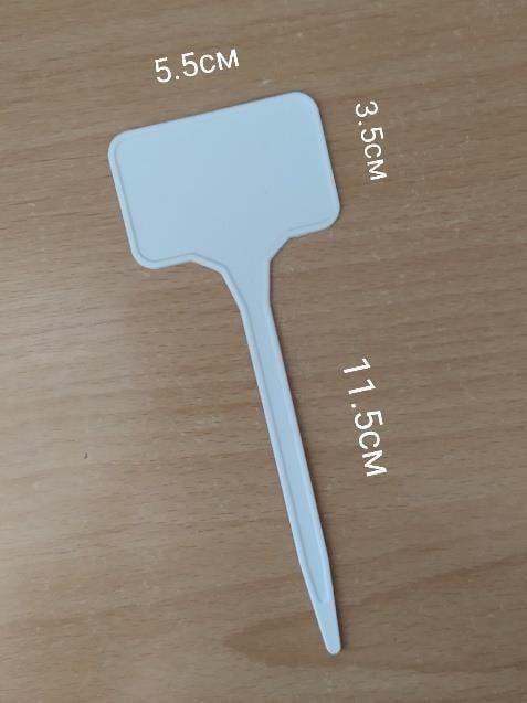 Таблички садові 15 см 10 шт. Білий (304010) - фото 2 Таблички садові 15 см 10 шт. Білий (304010) - фото 2