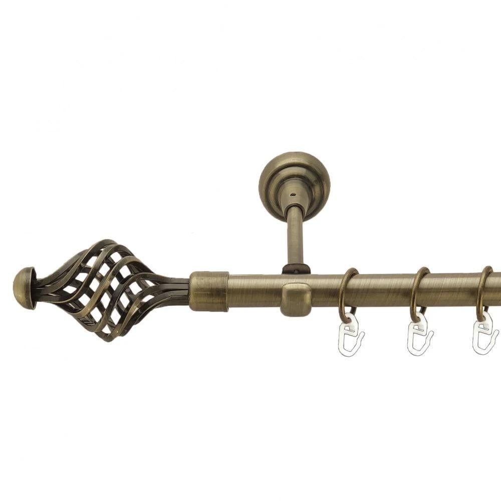 Карниз трубчастий одинарний Orvit Арезо 19 мм 200 см Антик (000-6129) - фото 1 Карниз трубчастий одинарний Orvit Арезо 19 мм 200 см Антик (000-6129) - фото 1