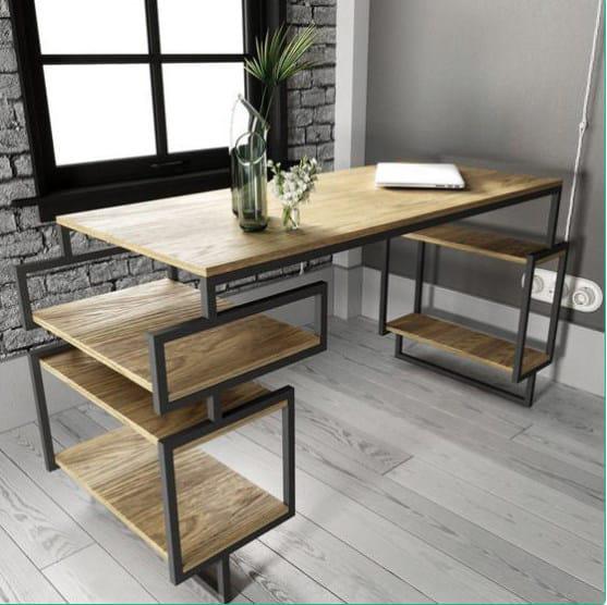 Стіл письмовий у стилі Лофт StepLoft (Comp-table-155)