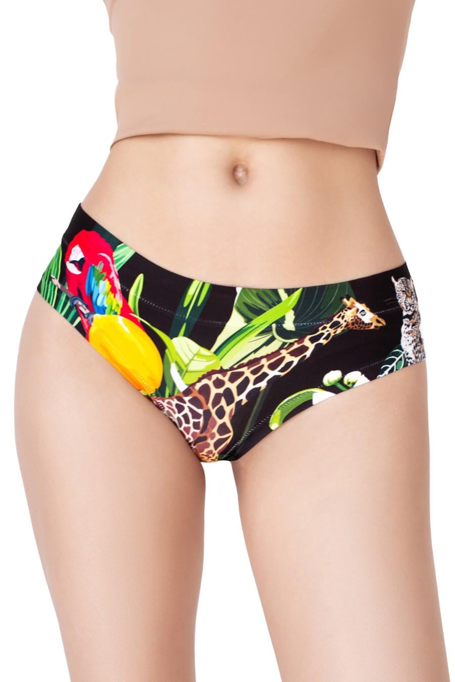 Трусики женские Mememe слип с ярким принтом L Разноцветный (84213-59812-82)