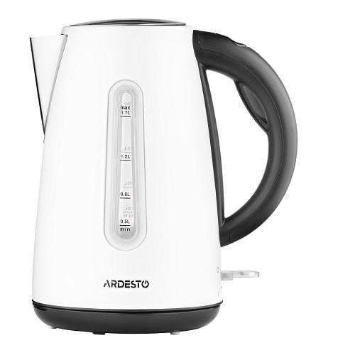 Электрочайник Ardesto EKL-F300W металл светодиодная подсветка 1,7л белый (585728)