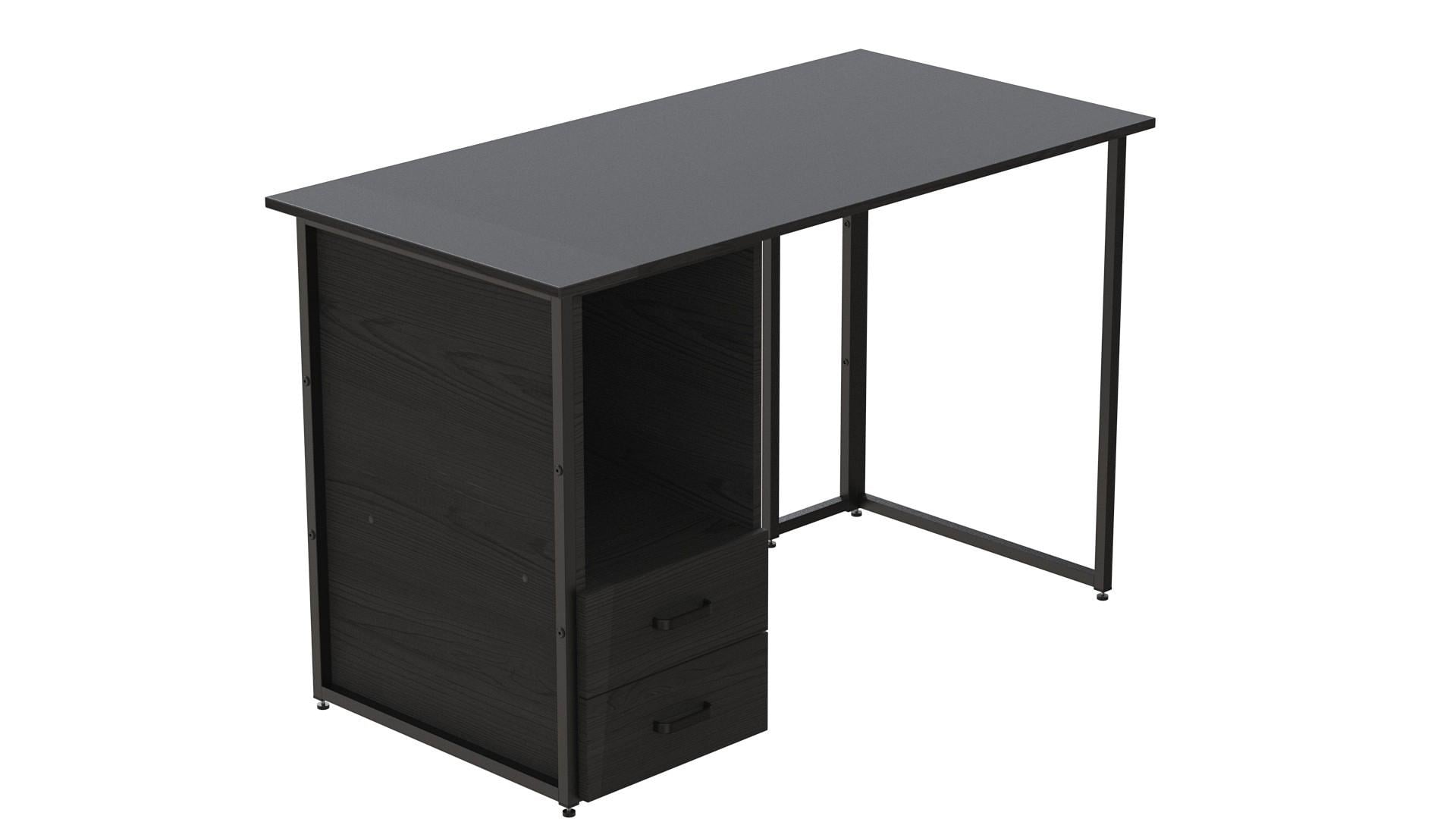 Компьютерный стол Ferrum-decor Отто ДСП 32 мм 75x120x70 см Черный/Сосна Кембра (FRD-103600) Компьютерный стол Ferrum-decor Отто ДСП 32 мм 75x120x70 см Черный/Сосна Кембра (FRD-103600)