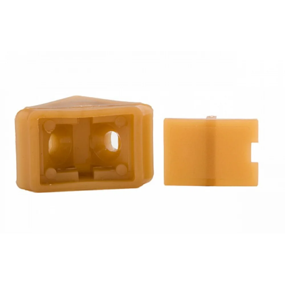 Кутник монтажний Sigma одинарний меблевий пластиковий 20x20x18 мм Вільха (PD0643)