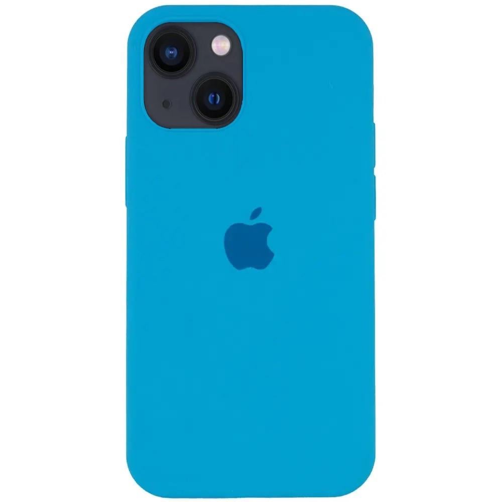 Силіконовий Чохол Накладка Silicone Case для iPhone 13 Cornflower