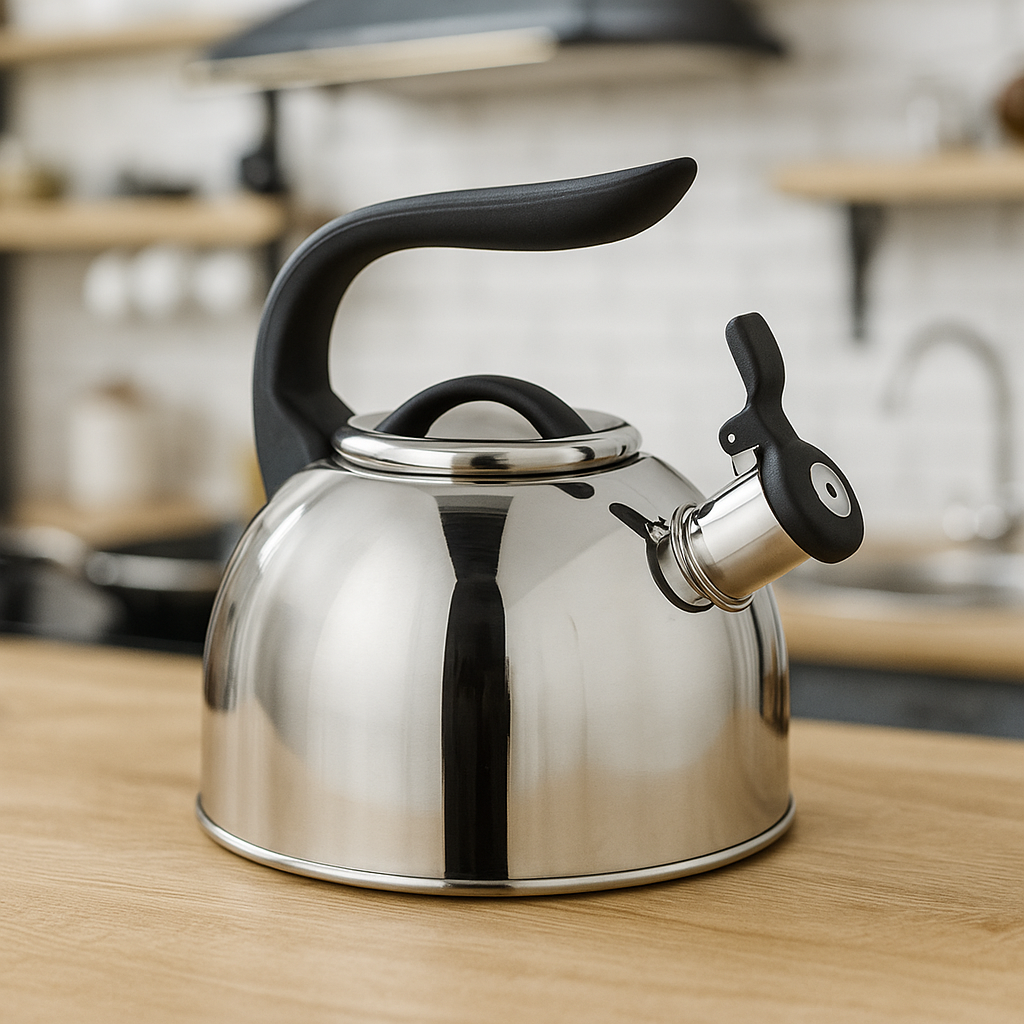 Чайник для плиты PureSteel с свистком одинарное дно нержавеющая сталь 2,5 л (03-MH-5176) - фото 10 Чайник для плиты PureSteel с свистком одинарное дно нержавеющая сталь 2,5 л (03-MH-5176) - фото 10