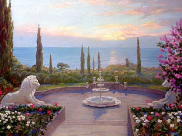 Картина по номерам Josef Otten Морская Вид на море 40х50 см в термопакете (6028EOTG_O-mt)