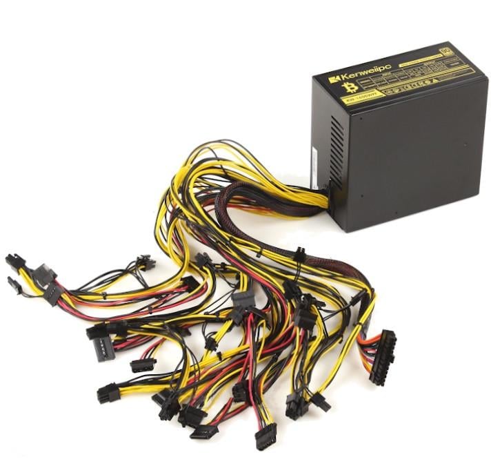 Блок питания для майнинга Kenweiipc 1600W (KW-1600WPF) Блок питания для майнинга Kenweiipc 1600W (KW-1600WPF)