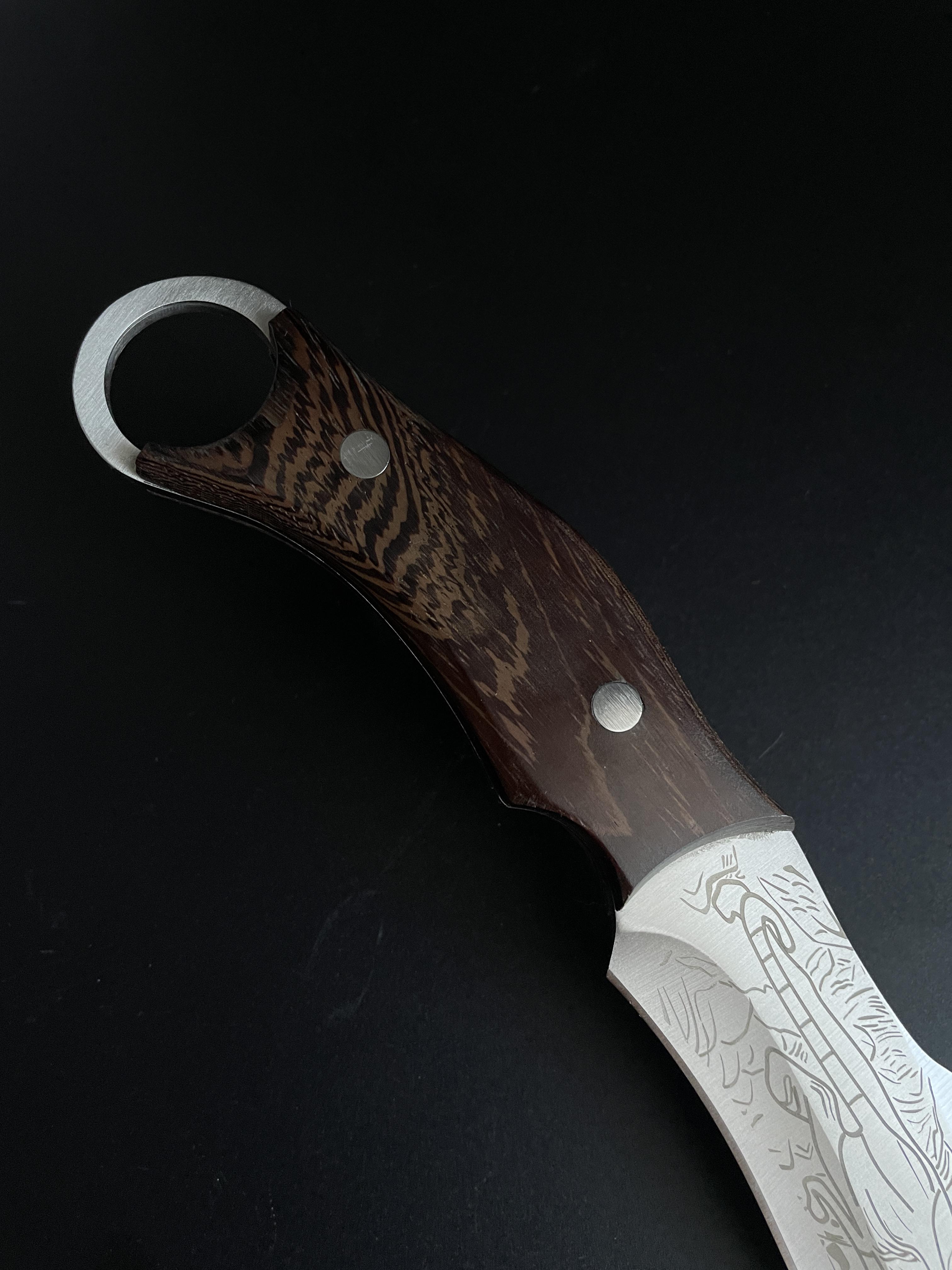 Нож туристический 1-2460 нержавеющая сталь (KN1064) - фото 9 Нож туристический 1-2460 нержавеющая сталь (KN1064) - фото 9