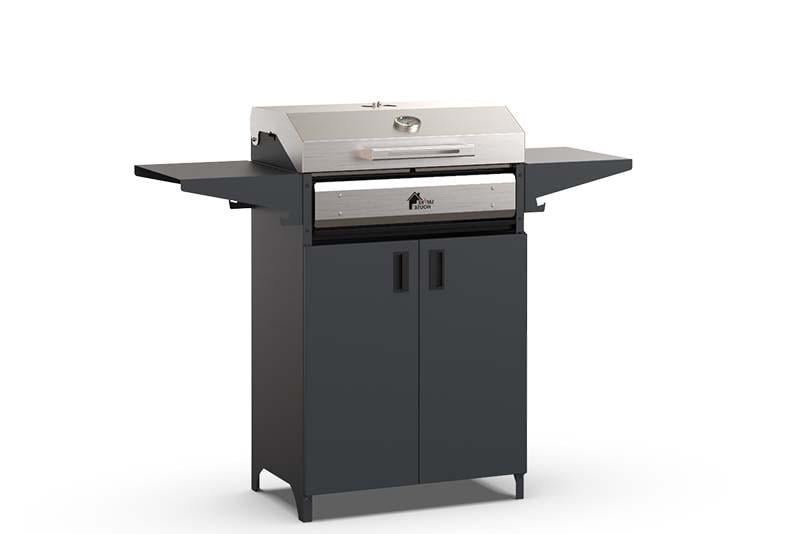 Мангал-гриль у максимальній комплектації Smoke House High Tech 600 1330х400х900 мм на 9 шампурів (27860572)