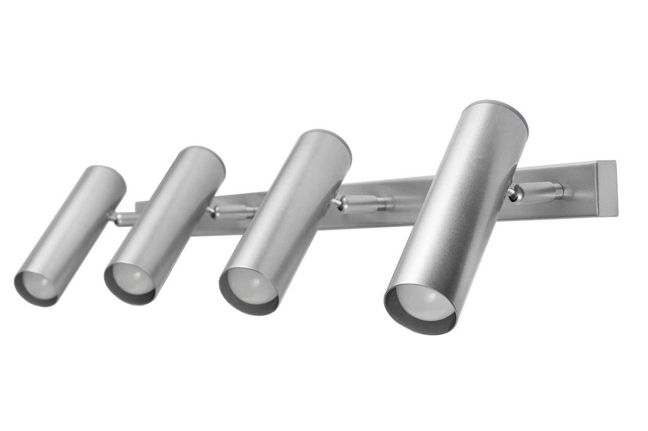 Светильник потолочный MSK Electric Telescope с поворотными плафонами под лампы Е27 Алюминий (NL 1750-4 AL) - фото 3 Светильник потолочный MSK Electric Telescope с поворотными плафонами под лампы Е27 Алюминий (NL 1750-4 AL) - фото 3