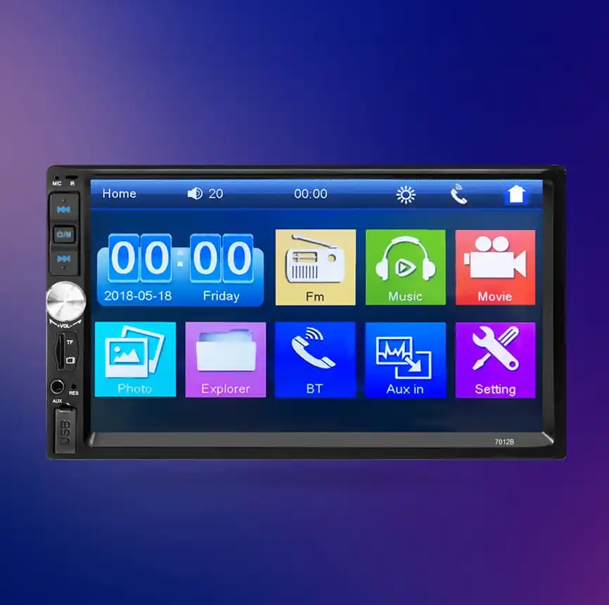 Магнітола японська 2-din в авто з камерою заднього виду (29834785) - фото 4