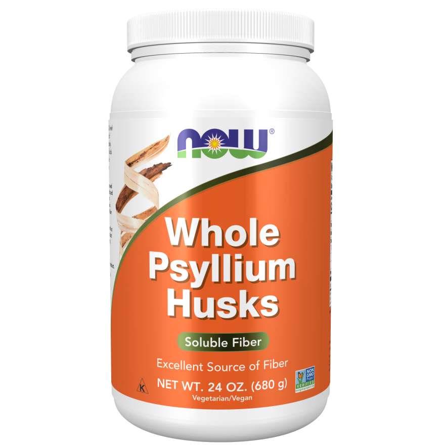 Натуральная добавка NOW Whole Psyllium Husks 680 г (7930)