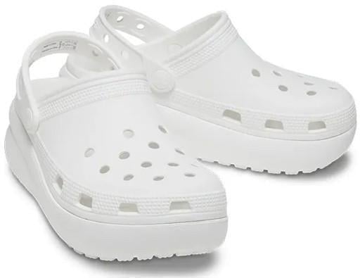 Сабо дитячі для дівчинки Crocs Classic Cutie Crush Clog White р. 38-39 Білий (18954)
