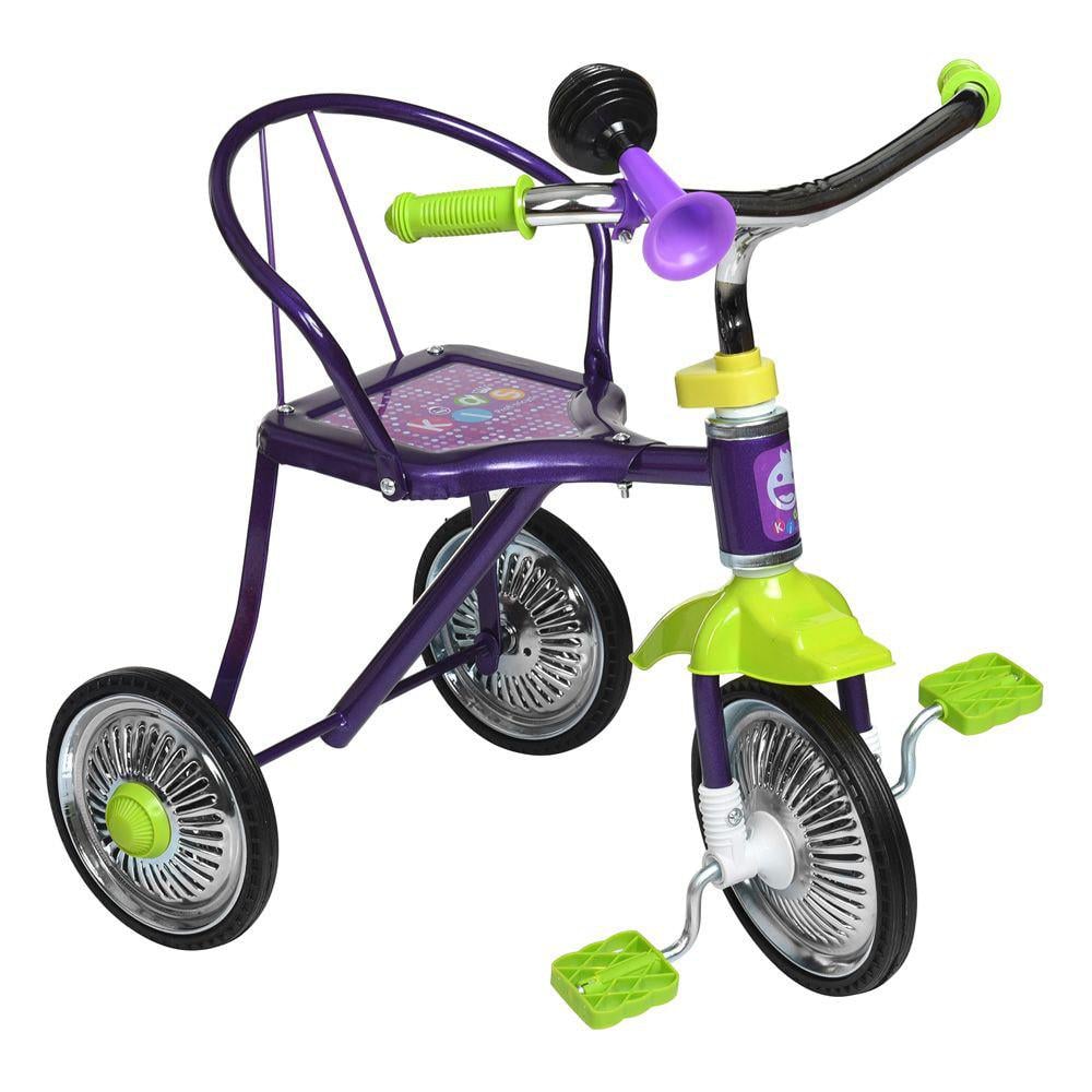 Детский велосипед трехколесный Bambi LH-701-2Ф с регулировкой сиденья и руля/резиновые колеса/клаксон (24908131)