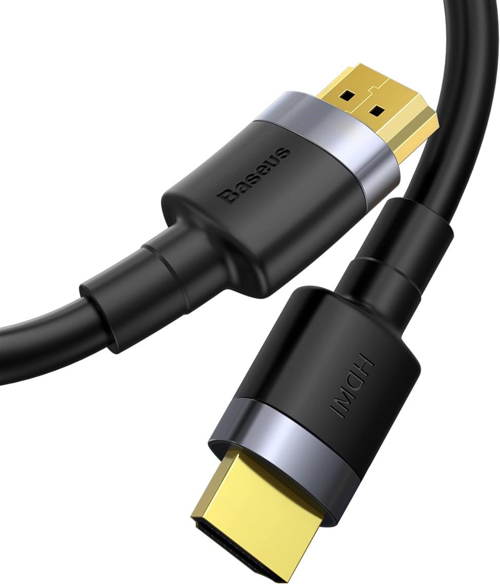 Кабель BASEUS 4KHDMI Male To 4KHDMI Male Cafule 5M HDMI2.0 CAlDKLF-H01 Black (536473) - фото 4 Кабель BASEUS 4KHDMI Male To 4KHDMI Male Cafule 5M HDMI2.0 CAlDKLF-H01 Black (536473) - фото 4