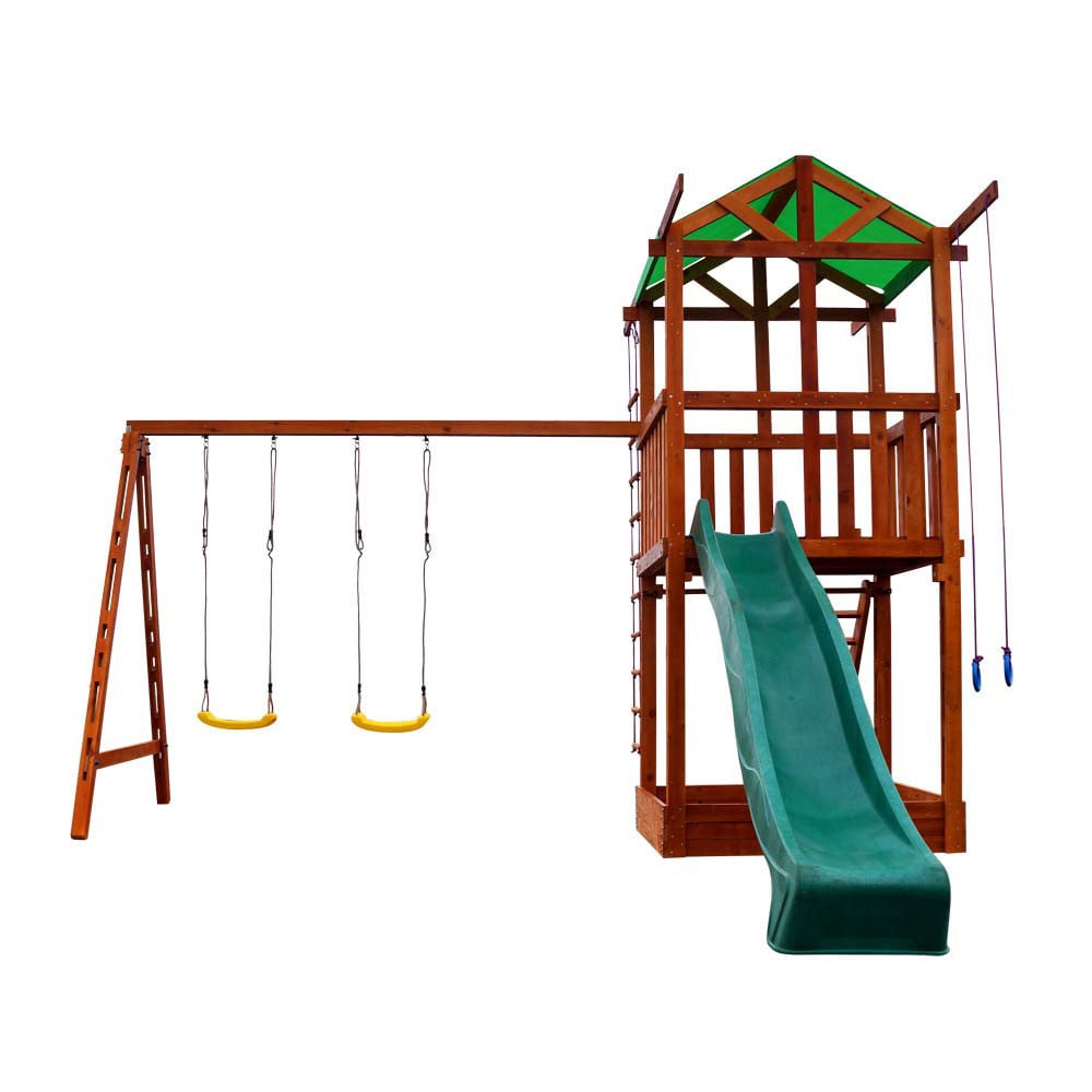 Детский игровой комплекс SportBaby Babyland-2 380х410х320 см Разноцветный (973632868)