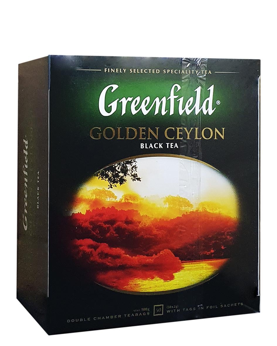 Чай черный Greenfield Golden Ceylon в пакетиках 50 шт. 2 г (54310) Чай черный Greenfield Golden Ceylon в пакетиках 50 шт. 2 г (54310)