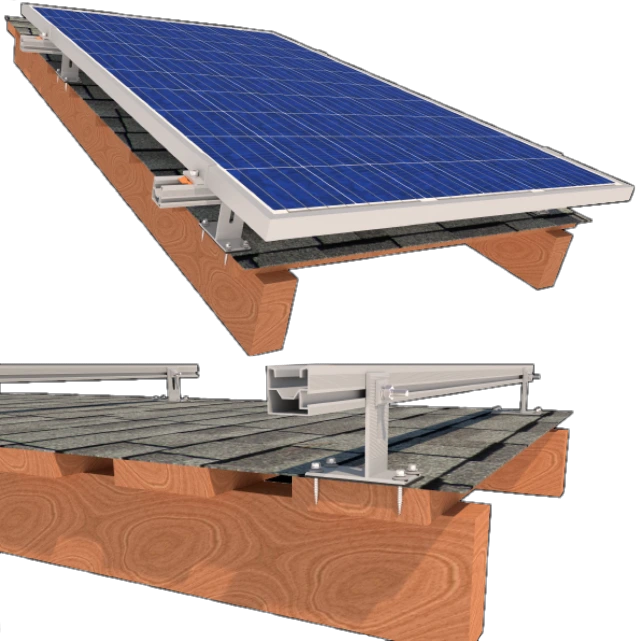 Комплект кріплення сонячних панелей до бітумної черепиці StringSetter SS-XL-B 09 Gray - фото 2 Комплект кріплення сонячних панелей до бітумної черепиці StringSetter SS-XL-B 09 Gray - фото 2