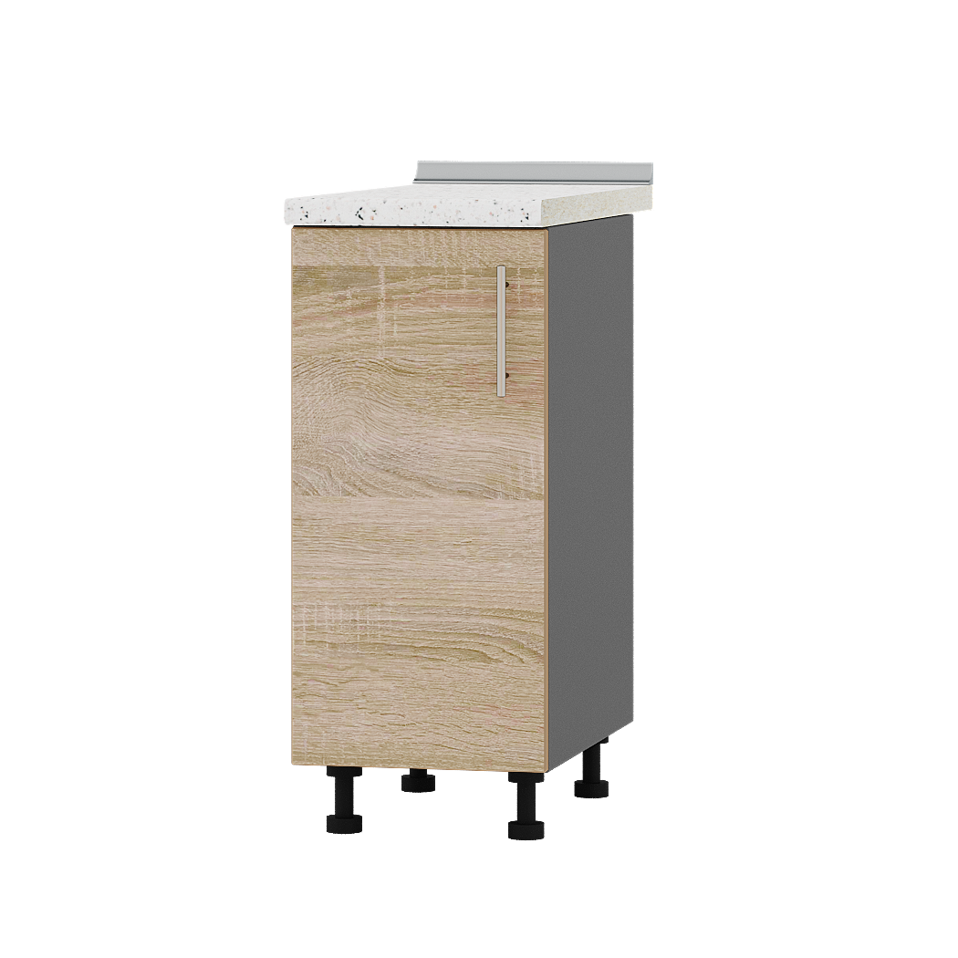 Шкаф нижний Эверест Оптима модуль Низ Н83-350 35х47х85 см Дуб Сонома/Антрацит (06396) - фото 1 Шкаф нижний Эверест Оптима модуль Низ Н83-350 35х47х85 см Дуб Сонома/Антрацит (06396) - фото 1