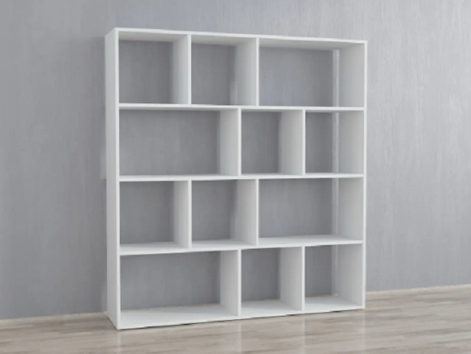 Стелаж-перегородка на 12 комірок Білий (P83) - фото 1 Стелаж-перегородка на 12 комірок Білий (P83) - фото 1