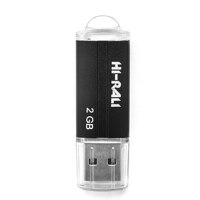 Флеш-накопичувач Hi-Rali USB 2GB Rocket Series Black (HI-2GBRKTBK) - фото 2 Флеш-накопичувач Hi-Rali USB 2GB Rocket Series Black (HI-2GBRKTBK) - фото 2