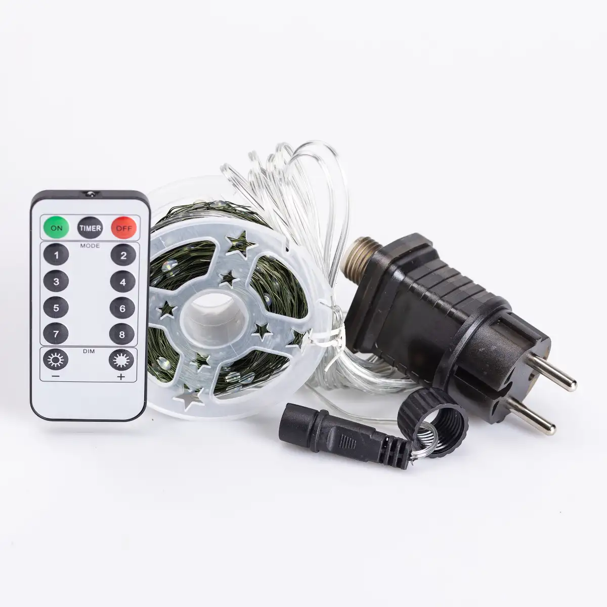 Гирлянда нить GarlandoPro 500L50MGBL Роса 500 LED 50 м с пультом от сети Синий (118-107-500L50MGBL) - фото 4 Гирлянда нить GarlandoPro 500L50MGBL Роса 500 LED 50 м с пультом от сети Синий (118-107-500L50MGBL) - фото 4