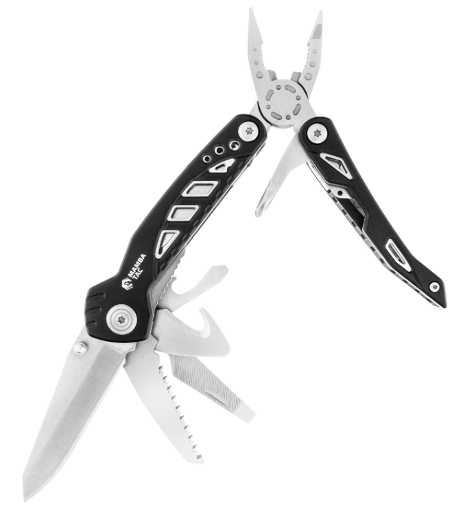 Мультитул Mamba Tac Axe Clever 11в1 Черный (MBT-CVR)