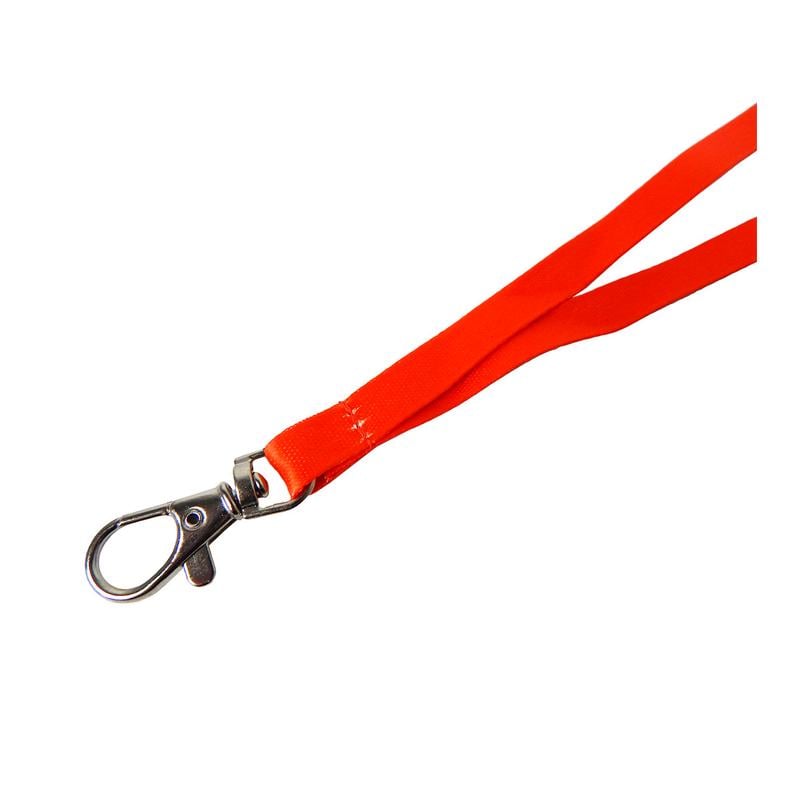 Шнурок для бейджа Ardix с одним карабином 46,5 см 10 шт. Оранжевый (07-033-OR)
