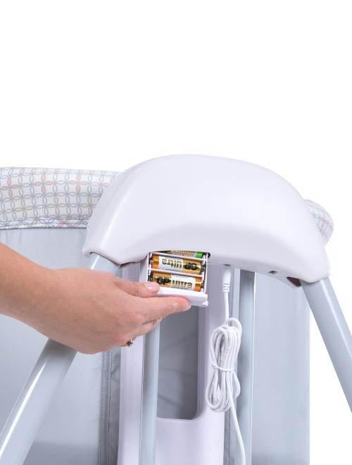 Детская кроватка-люлька Mastela 3в1 приставная Белый (8902) - фото 4 Детская кроватка-люлька Mastela 3в1 приставная Белый (8902) - фото 4