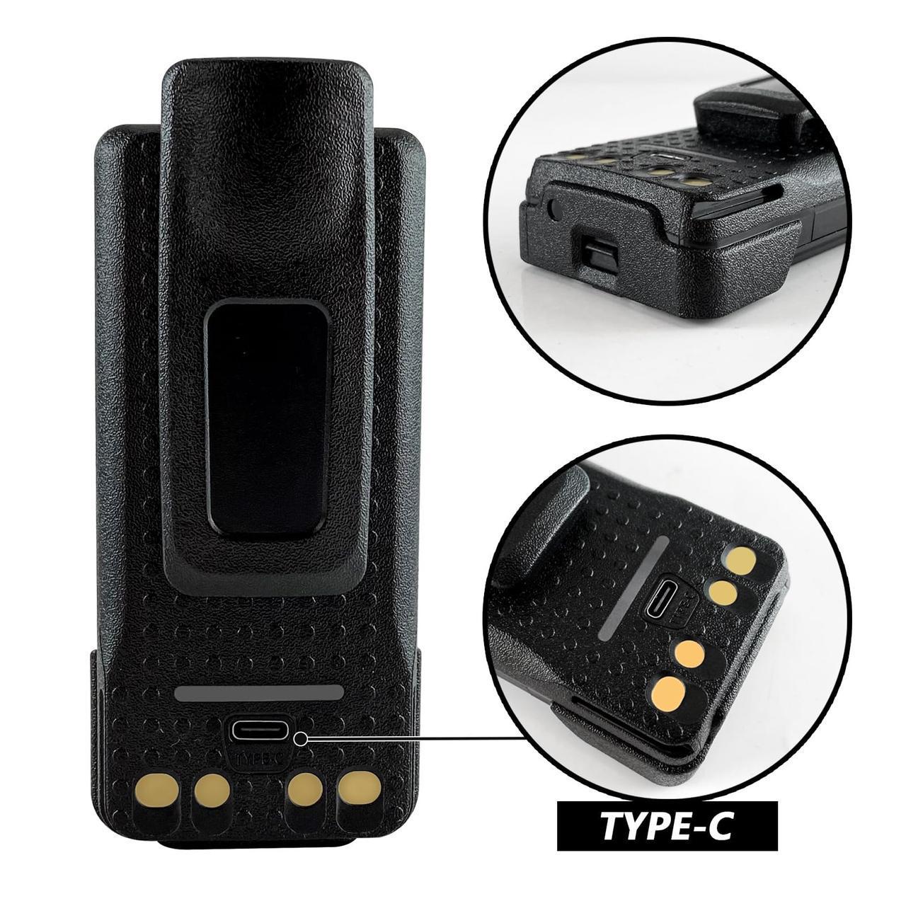 Акумулятор для рації Motorola DP4400 5000 mAh з USB-C DP4800/DP4600/DP4400e (Motorola-DP-5000-kit) - фото 7