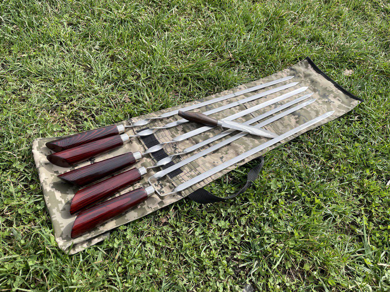 Набор шампуров RED Mix 10 в чехле