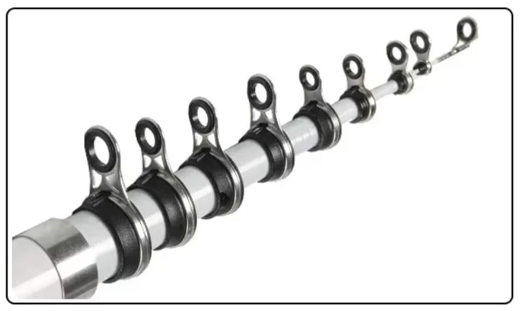 Спиннинговое удилище телескопическое из углеродного волокна 1,8 м - фото 4