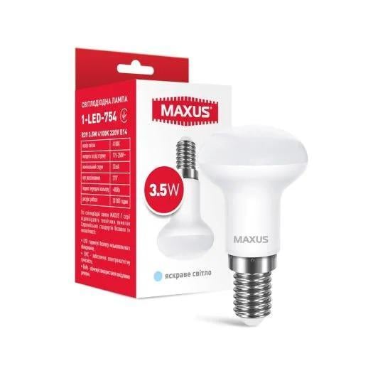 Лампа світлодіодна MAXUS R39 3,5W 4100K 220V E14 1-LED-754 (2221395473)