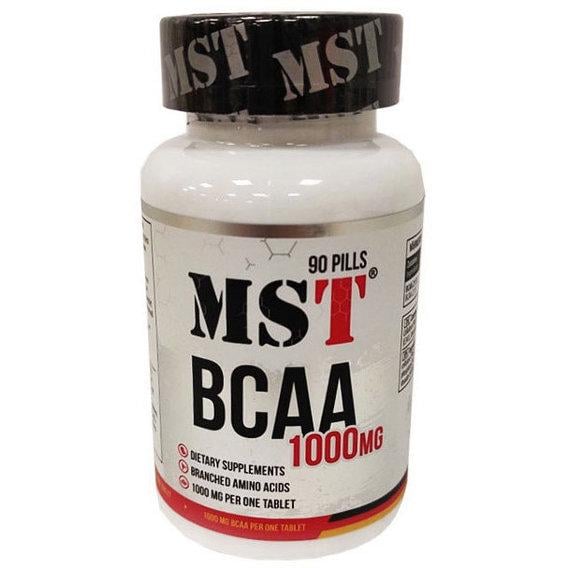 Аминокислота BCAA для спорта MST Nutrition BCAA 1000 mг 90 Tabs - фото 1