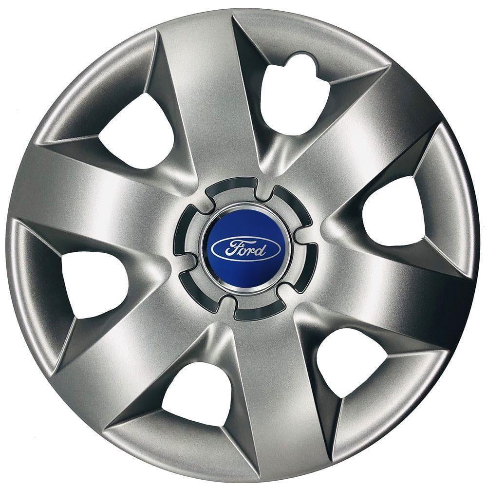Колпаки SJS 310 с логотипом Ford R15 4 шт. Серебристый