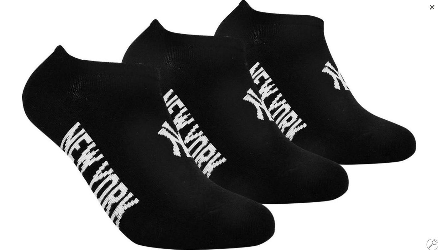Носки New York Yankees Sneaker 3 пары р. 43-46 Black (15100004-1002) Носки New York Yankees Sneaker 3 пары р. 43-46 Black (15100004-1002)