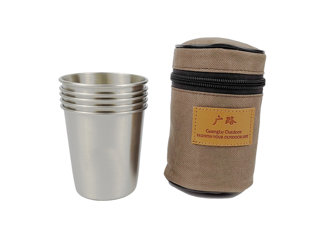 Набір стопок Halin GL-304 в чохлі 5 шт 200 мл - фото 4 Набір стопок Halin GL-304 в чохлі 5 шт 200 мл - фото 4