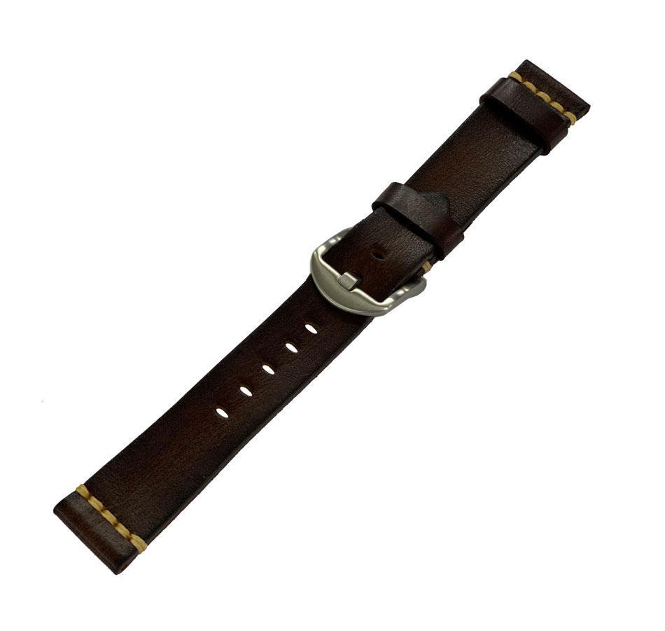 Кожаный ремешок Primolux C052B Steel buckle для часов Xiaomi Amazfit GTR 47 мм Dark Brown (1205862672) - фото 4 Кожаный ремешок Primolux C052B Steel buckle для часов Xiaomi Amazfit GTR 47 мм Dark Brown (1205862672) - фото 4