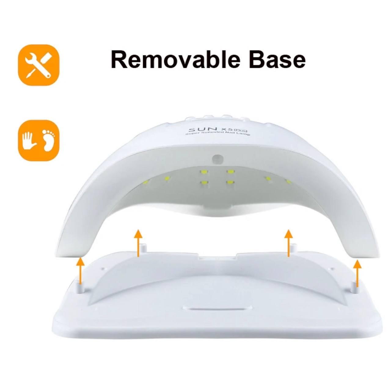 Лампа для манікюру Sun X5 Plus для сушіння гелю та гель-лаку 120 W (10963048) - фото 4 Лампа для манікюру Sun X5 Plus для сушіння гелю та гель-лаку 120 W (10963048) - фото 4