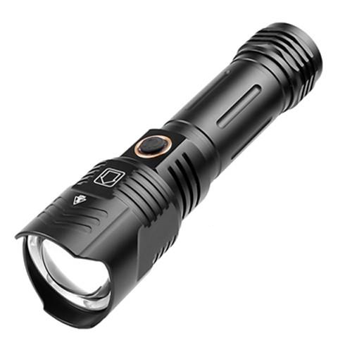 Фонарь L-12-P70 Powerbank 1x18650 ремешок на руку Zoom ЗУ microUSB (2245501071)