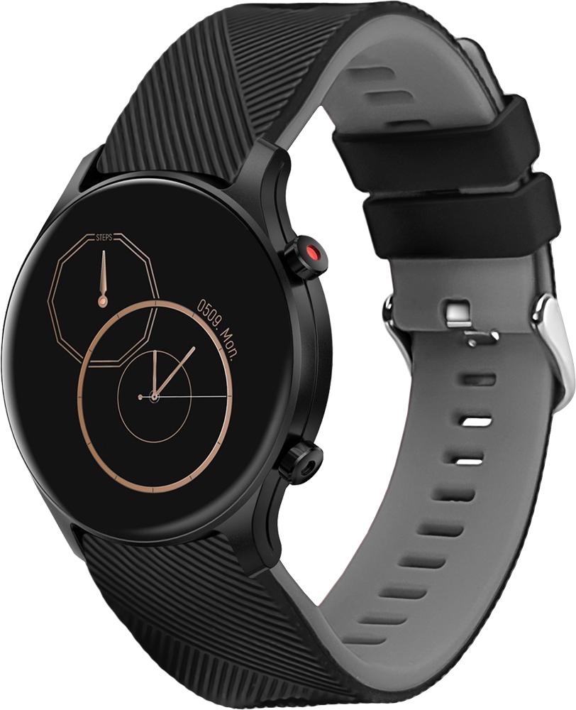 Ремінець Luminic для Haylou LS04 (RS3) Black Grey (26681-53)