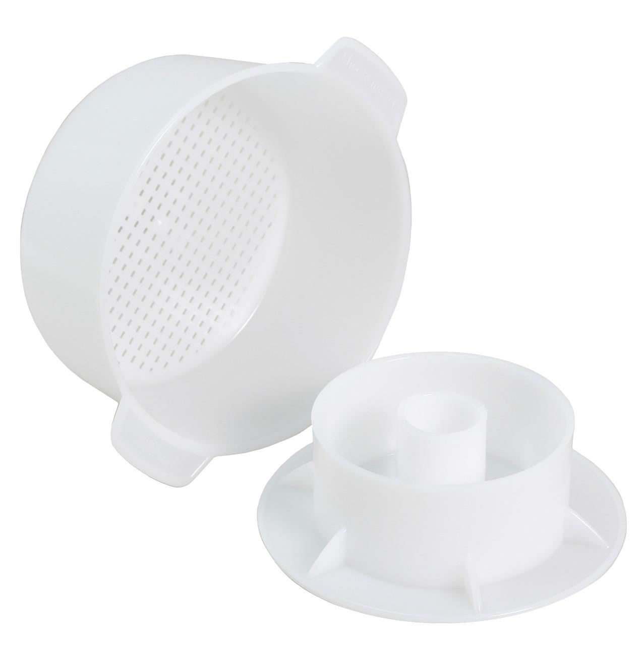 Форма для сыра с поршнем Cheese master пластиковая 1,2 л White (18964467)