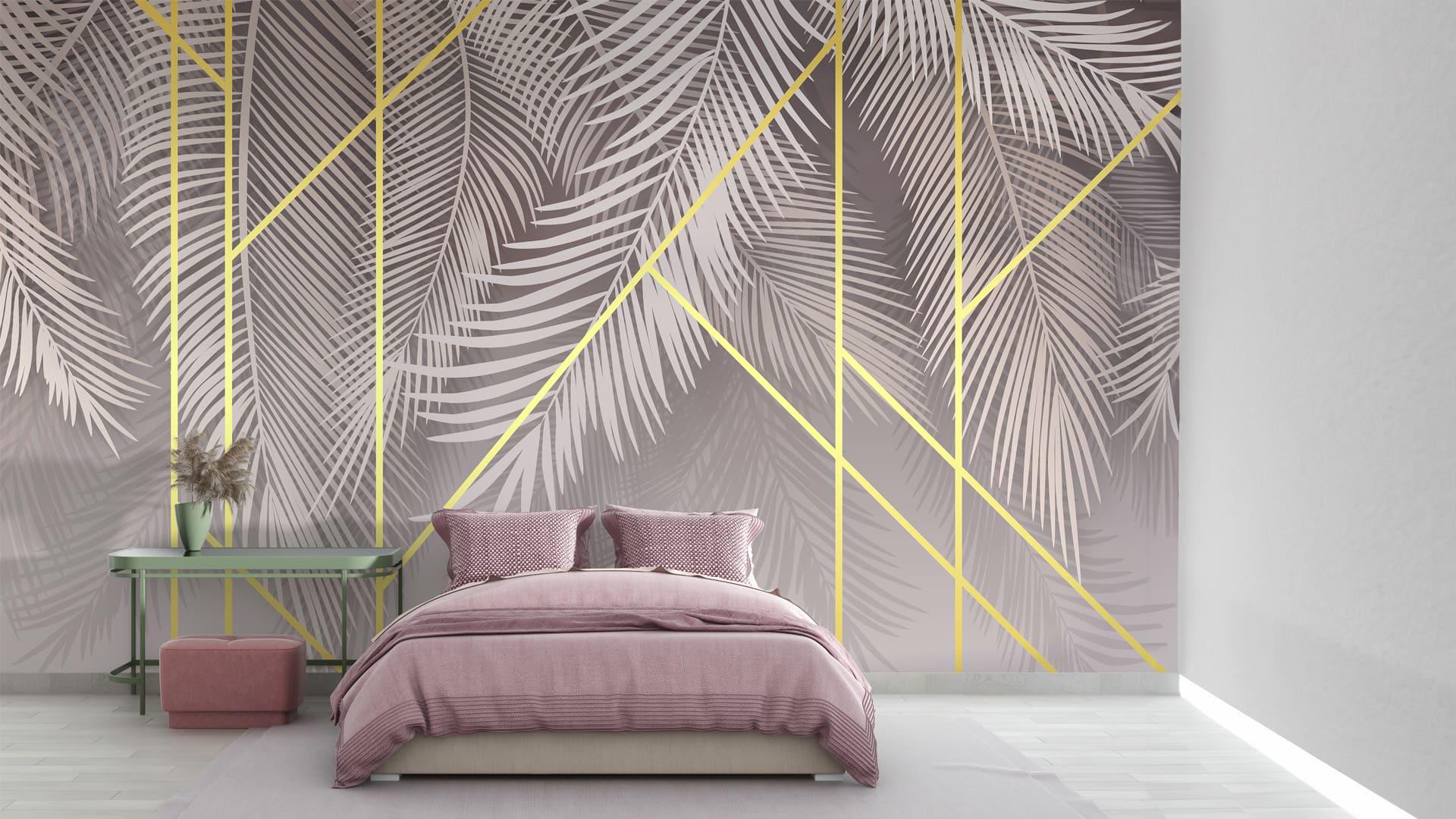 Фотообои флизелиновые Styleo Print-walls Тропическая геометрия 0803 300х200 см (Pw-0803)